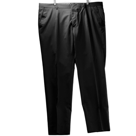 DOLCE & GABBANA Staff Men's Black Dress Pants Wool Blend Stretch Size 56 Eur - Picture 6 of 12